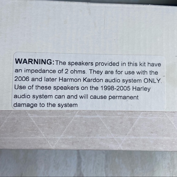 J&M performance fairing speakers for 2006 Harley Davidson and later New in Box - Picture 3 of 8